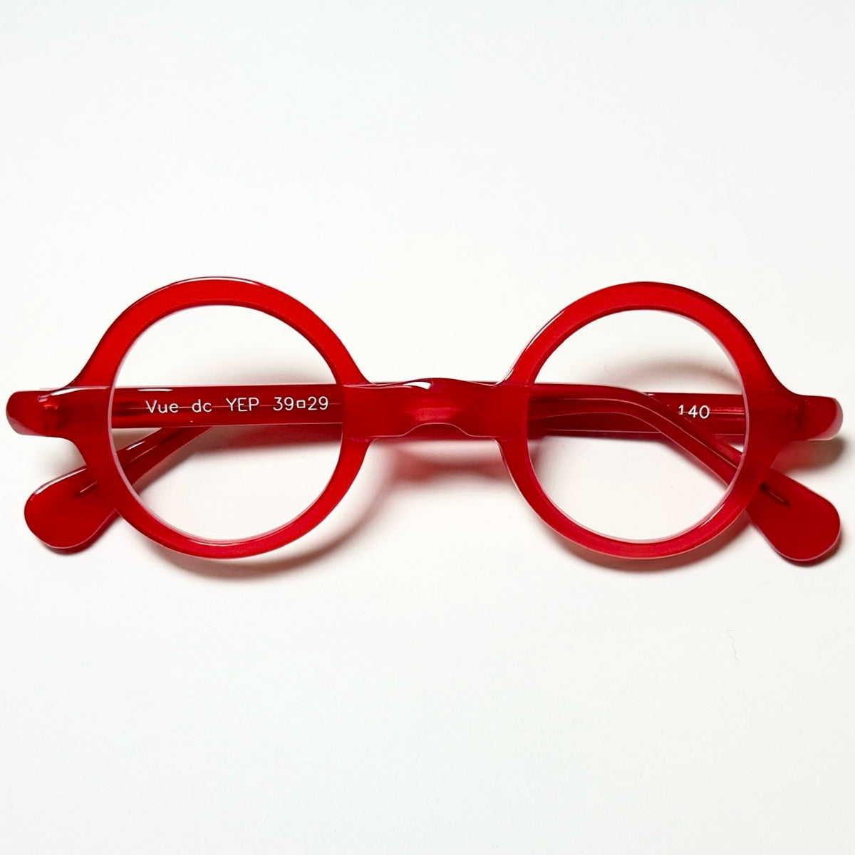 VUE DC  YEP 579 Unisex Eyeglasses Frame in Red - Authentic New