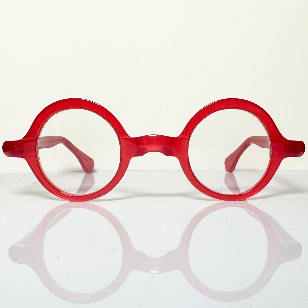 VUE DC  YEP 579 Unisex Eyeglasses Frame in Red - Authentic New