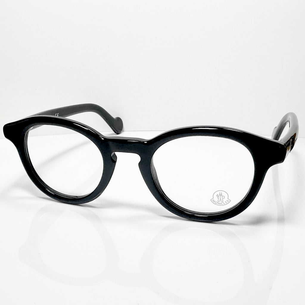 Moncler ML5002 001 Unisex Eyeglasses Frame in Black - Authentic New