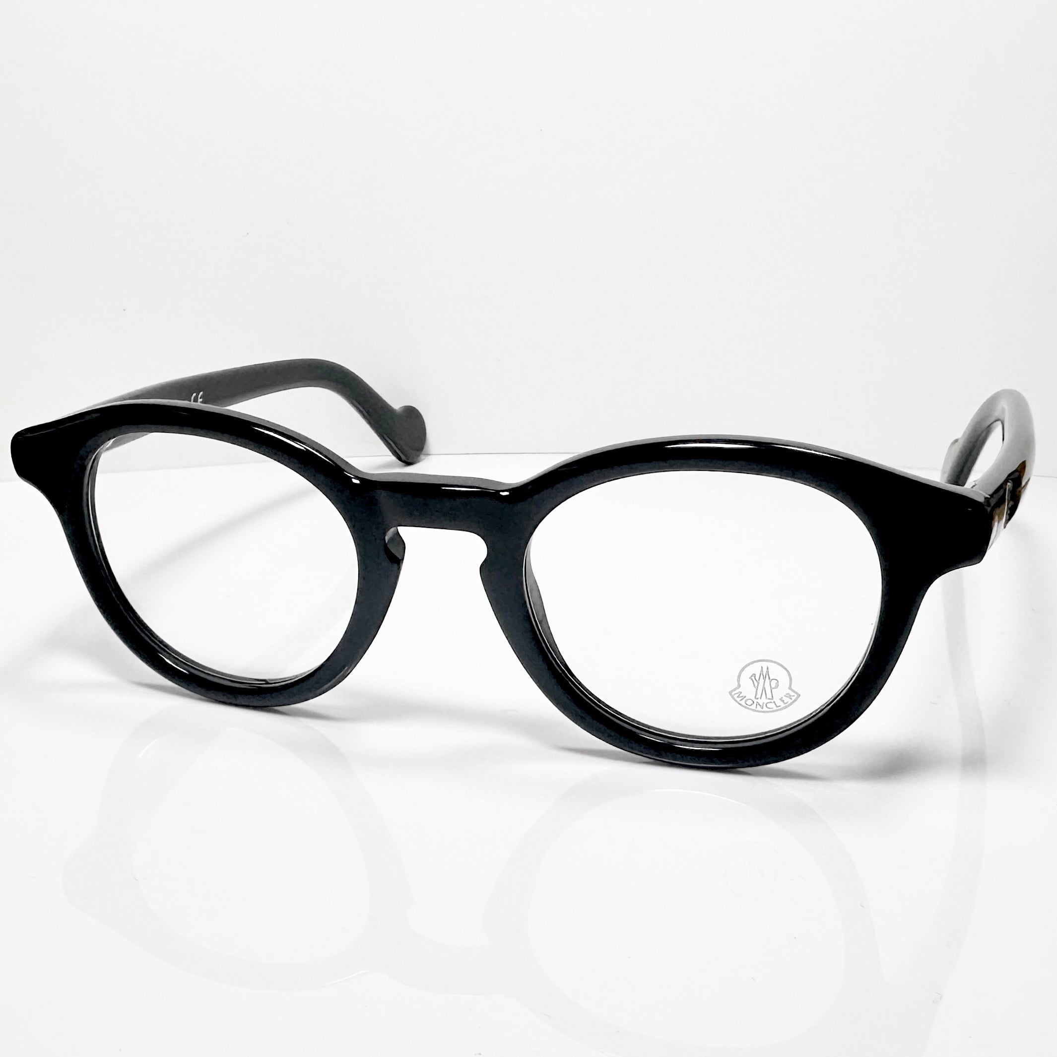 Moncler ML5002 001 Unisex Eyeglasses Frame in Black - Authentic New