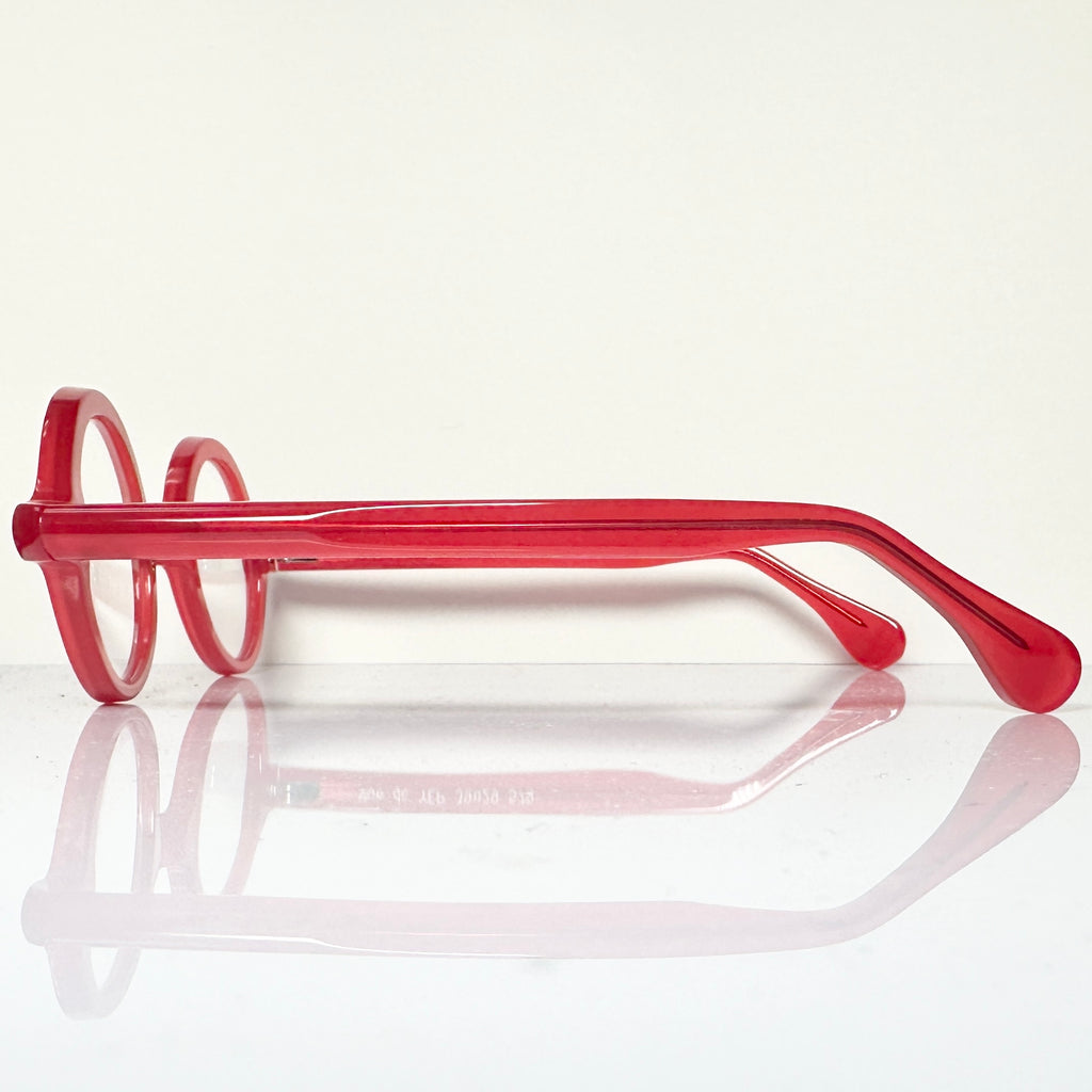 VUE DC  YEP 579 Unisex Eyeglasses Frame in Red - Authentic New
