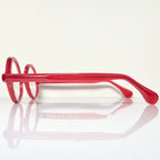 VUE DC  YEP 579 Unisex Eyeglasses Frame in Red - Authentic New
