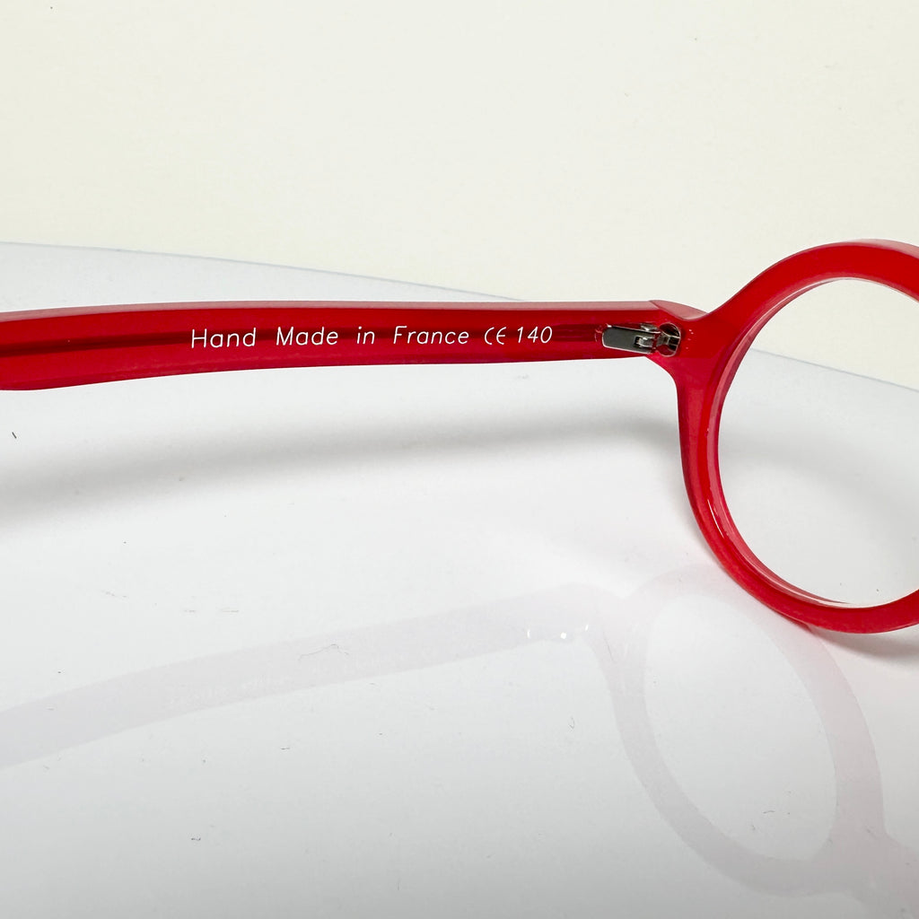 VUE DC  YEP 579 Unisex Eyeglasses Frame in Red - Authentic New
