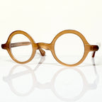 VUE DC YEP 578 Unisex Eyeglasses Frame in Dark Camel - Authentic New