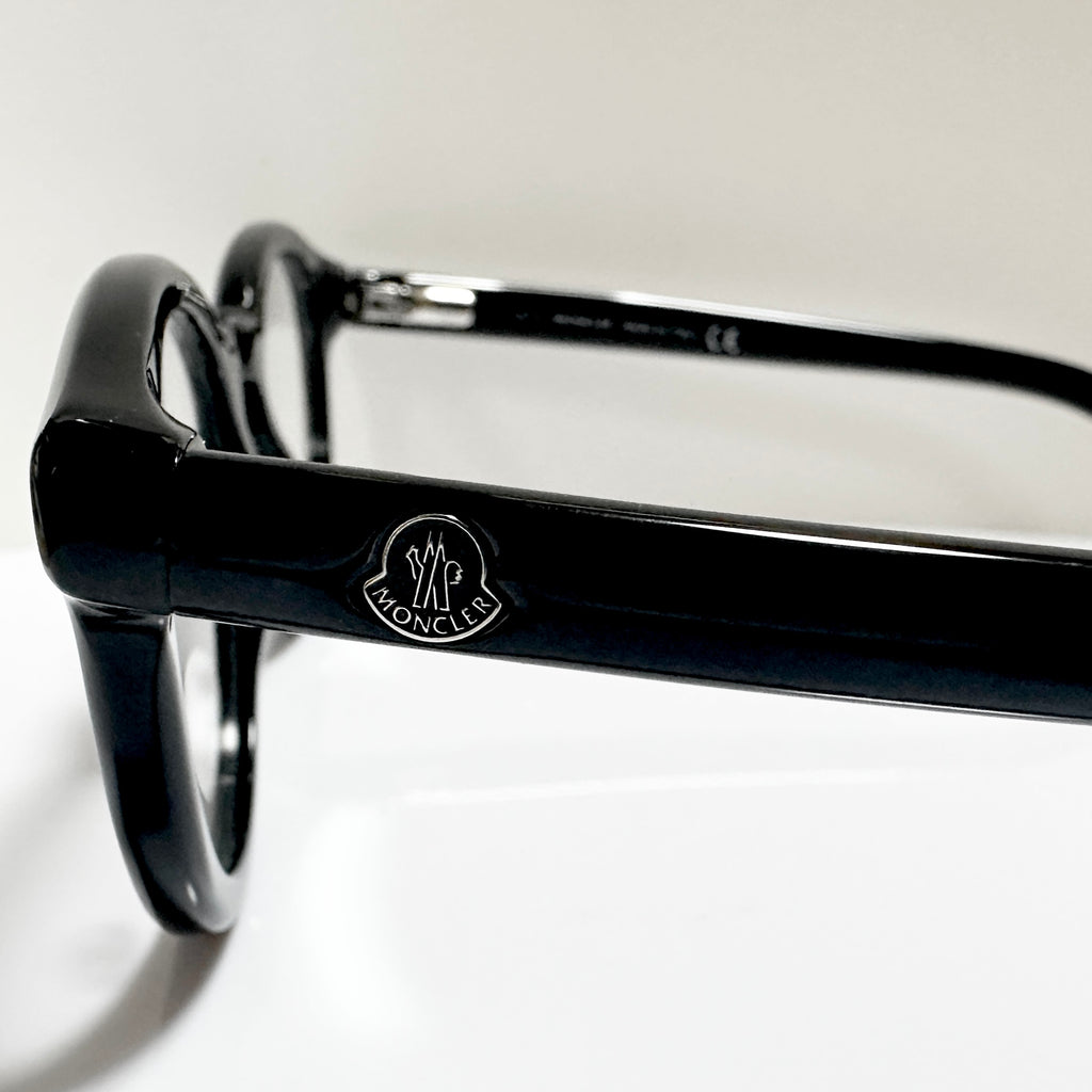 Moncler ML5002 001 Unisex Eyeglasses Frame in Black - Authentic New