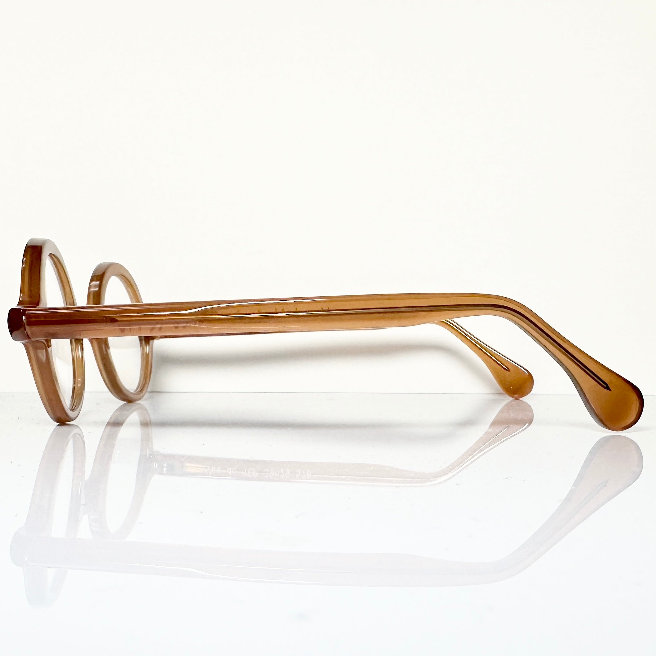 VUE DC YEP 578 Unisex Eyeglasses Frame in Dark Camel - Authentic New