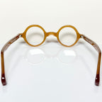 VUE DC YEP 578 Unisex Eyeglasses Frame in Dark Camel - Authentic New