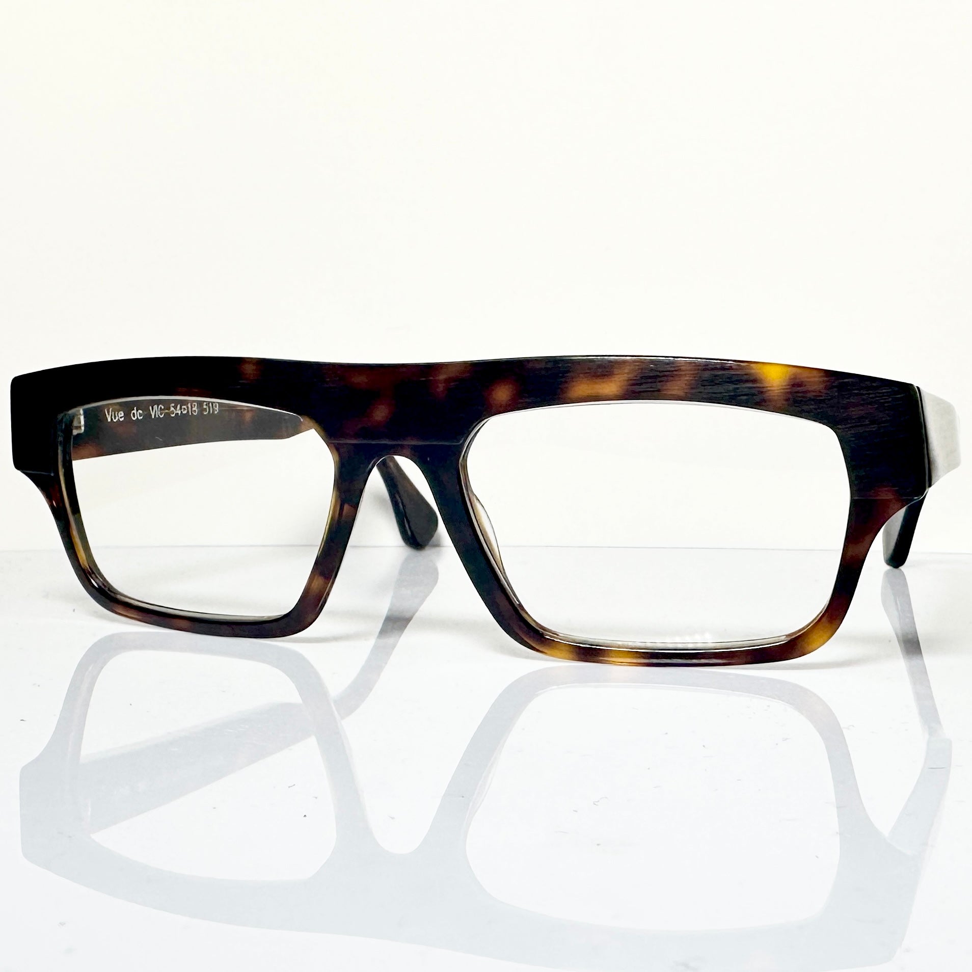 VUE DC VIC Unisex Eyeglasses Frame in Tortoise - Authentic New