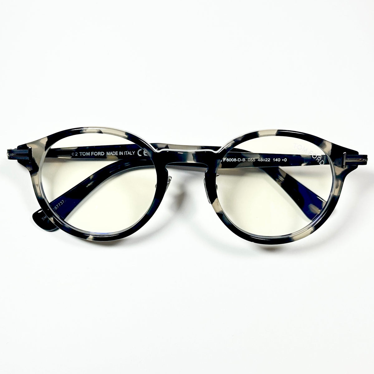 TOM FORD TF6008-D-B/V 055 Unisex Eyeglasses Frame NEW Authentic