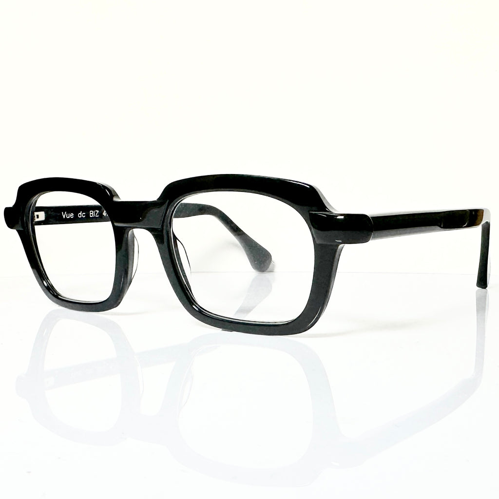 VUE DC BIZ Men's Eyeglasses Frame in Black - Authentic New