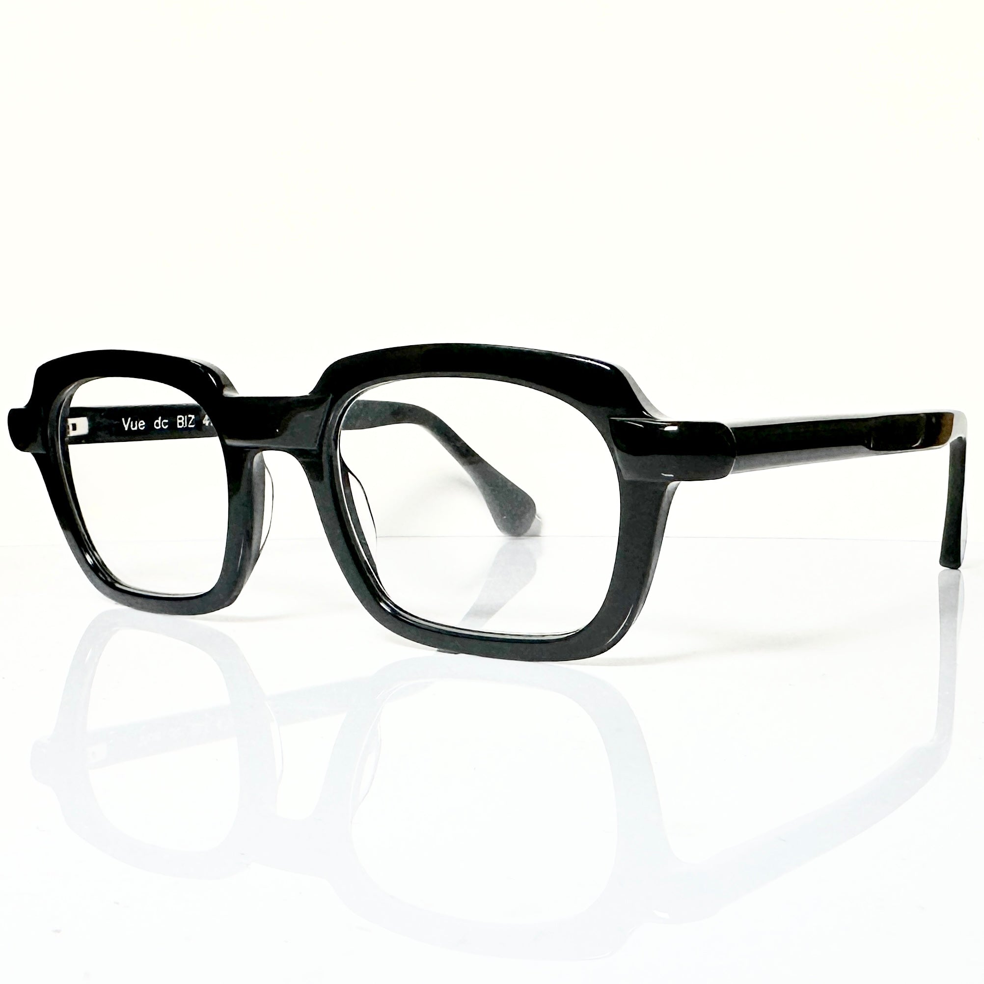 VUE DC BIZ Men's Eyeglasses Frame in Black - Authentic New