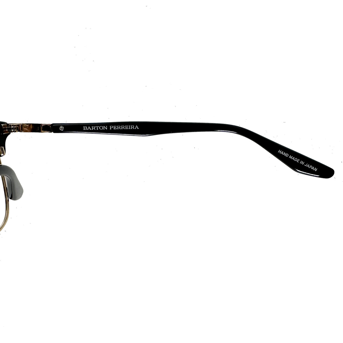 Barton Perreira LENOX BLA/GOL Men Eyeglasses Frame NEW Authentic