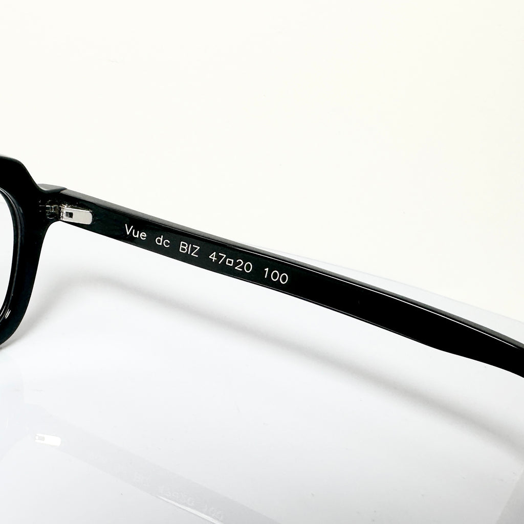 VUE DC BIZ Men's Eyeglasses Frame in Black - Authentic New