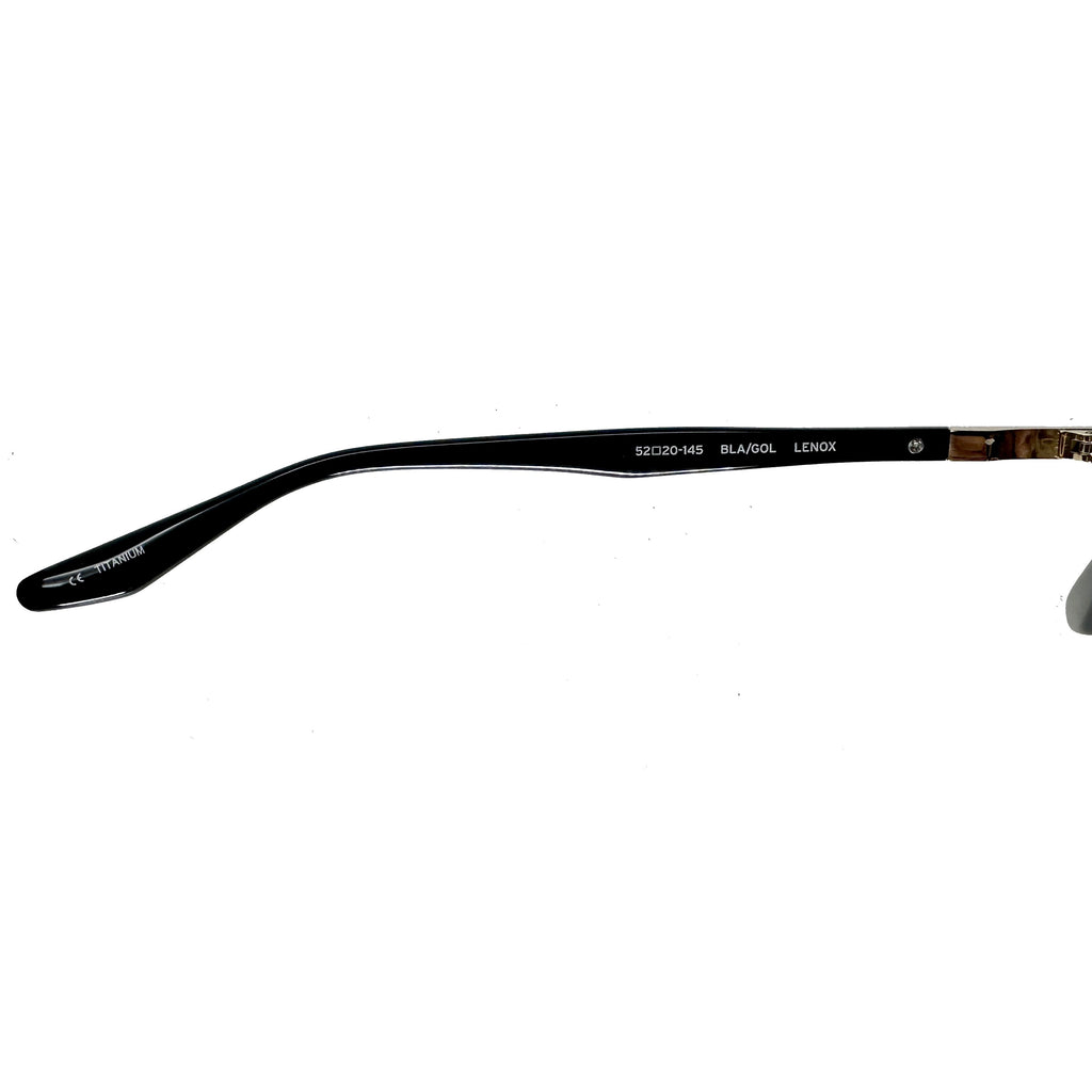 Barton Perreira LENOX BLA/GOL Men Eyeglasses Frame NEW Authentic