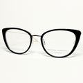 Barton Perreira ENDORA BLA/GOL Cat-eye Eyeglasses Titanium New Authentic With Case
