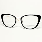 Barton Perreira ENDORA BLA/GOL Cat-eye Eyeglasses Titanium New Authentic With Case