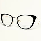 Barton Perreira ENDORA BLA/GOL Cat-eye Eyeglasses Titanium New Authentic With Case