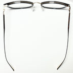 Barton Perreira ENDORA BLA/GOL Cat-eye Eyeglasses Titanium New Authentic With Case
