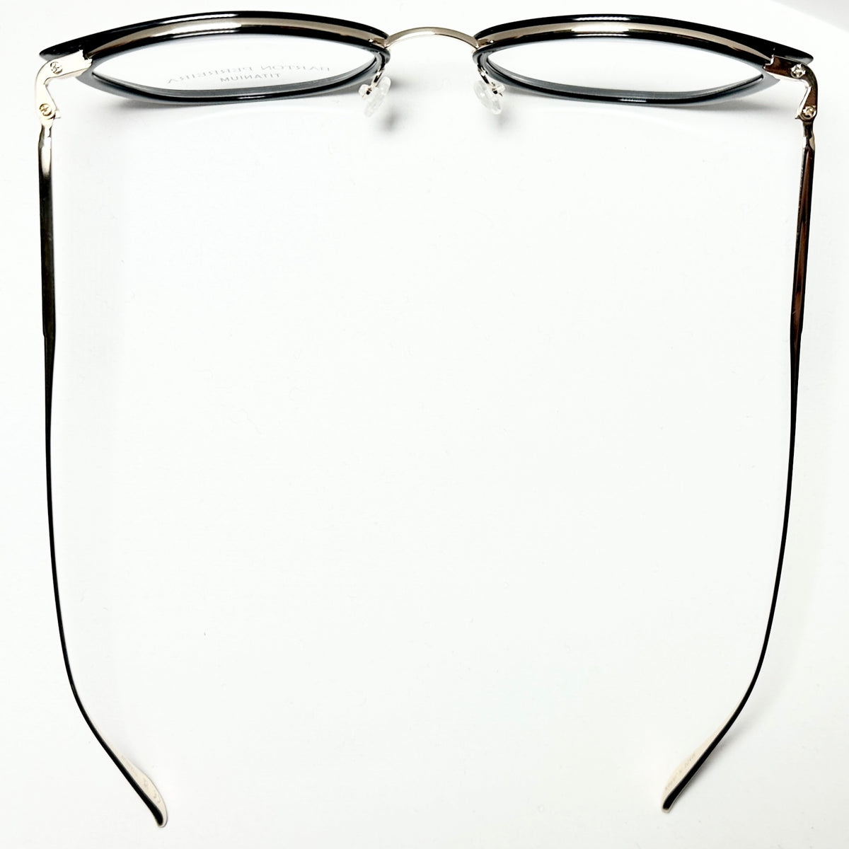 Barton Perreira ENDORA BLA/GOL Cat-eye Eyeglasses Titanium New Authentic With Case
