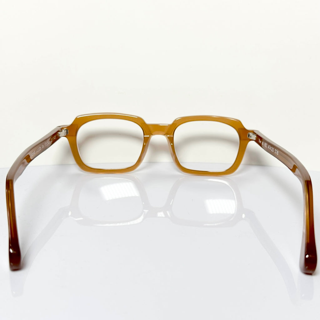 VUE DC  BIZ 578 Men's Eyeglasses Frame in Camel Crystal - Authentic New