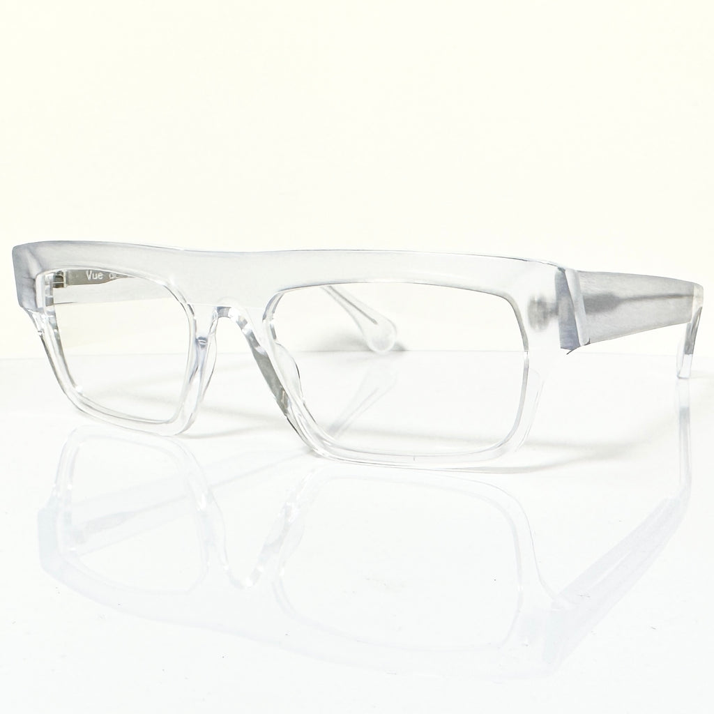 VUE DC VIC 000 Unisex Eyeglasses Frame in Clear  - Authentic New