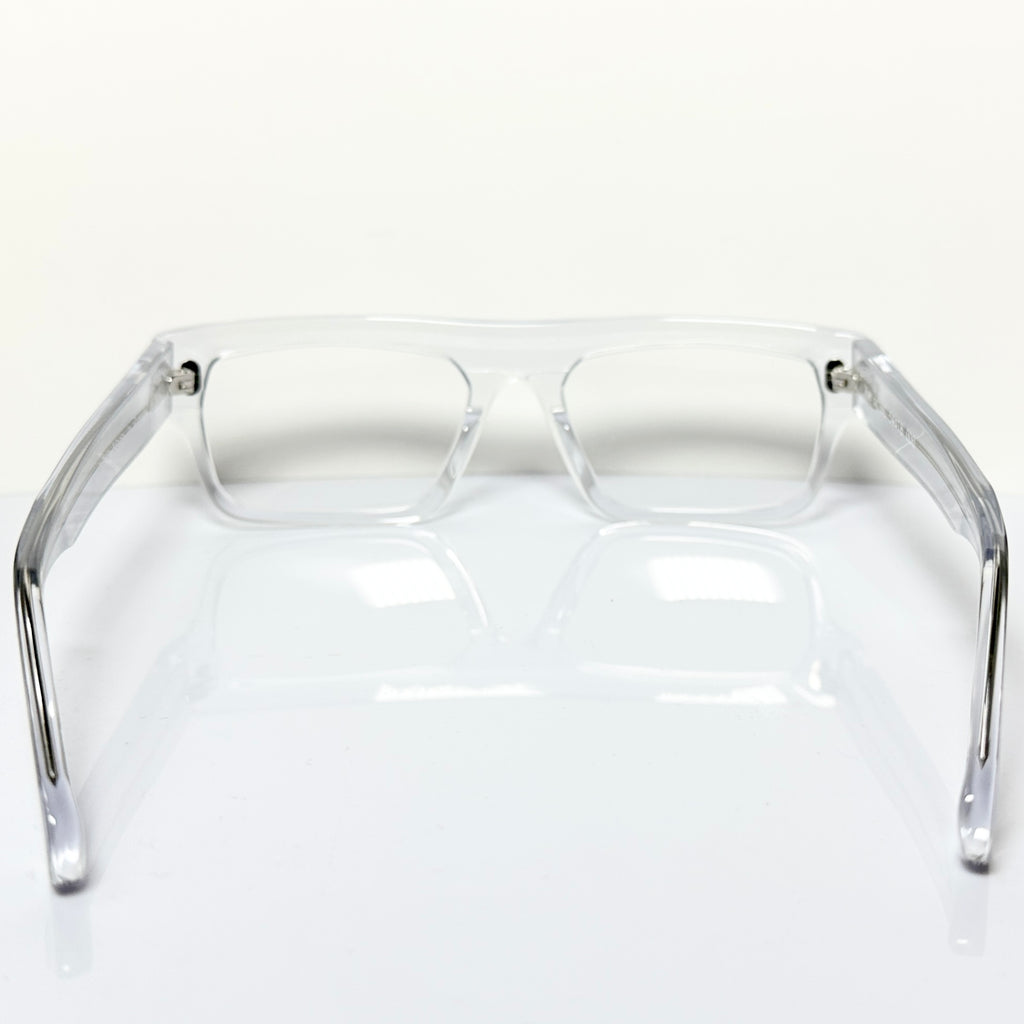 VUE DC VIC 000 Unisex Eyeglasses Frame in Clear  - Authentic New