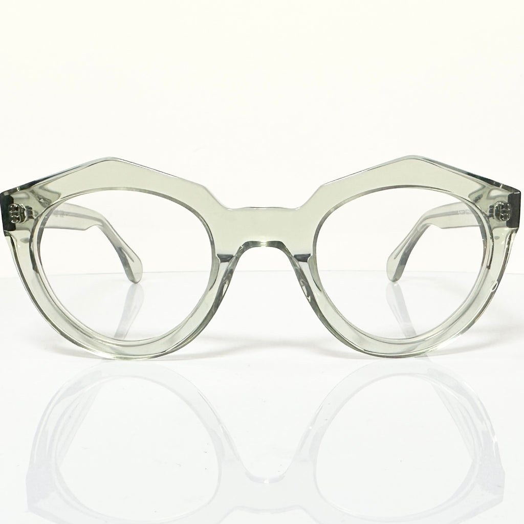 VUE DC ART 850 Unisex Eyeglasses Frame in Crystal Water Green - Authentic New