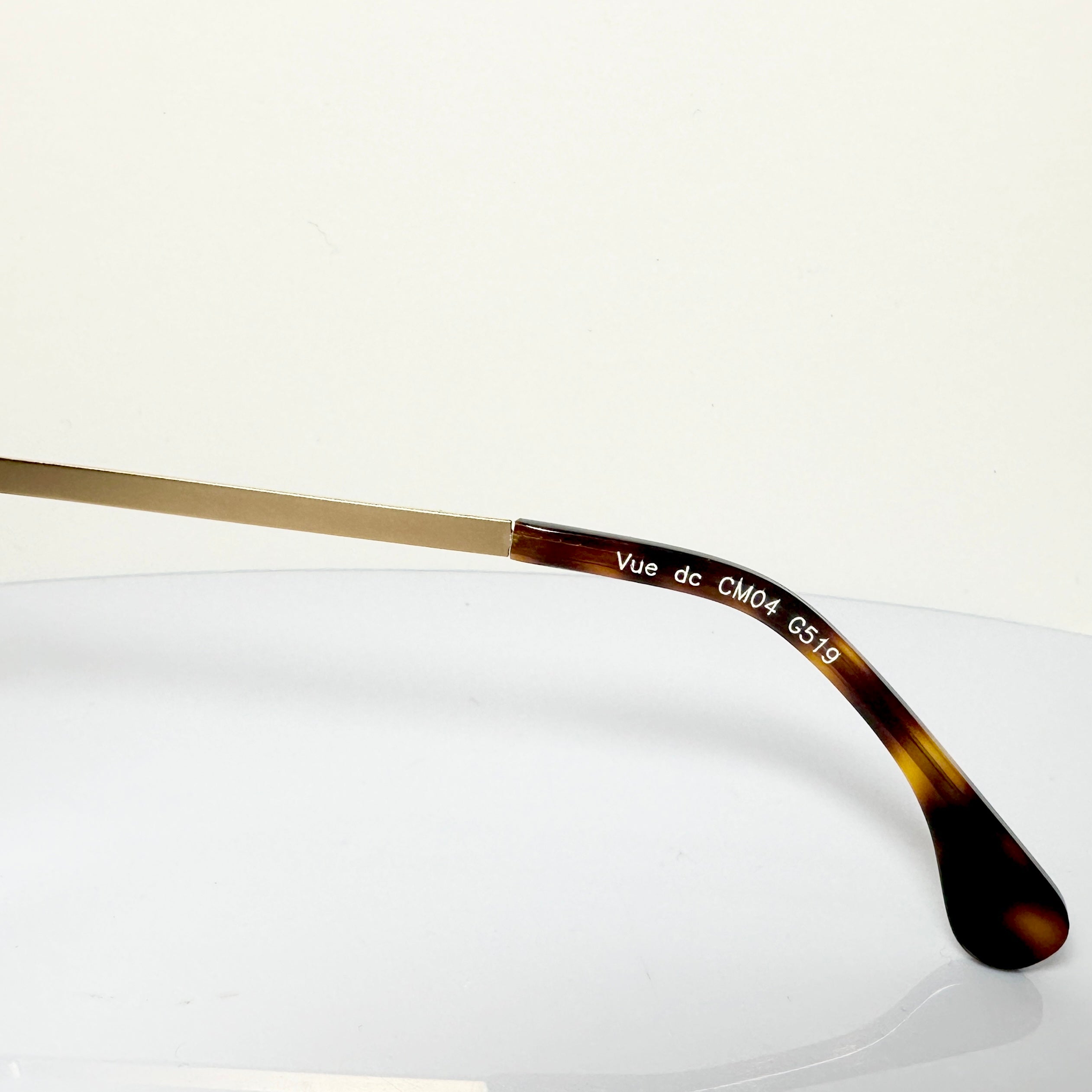 VUE DC CM04 Unisex Eyeglasses Frame in Tortoise/Gold - Authentic New