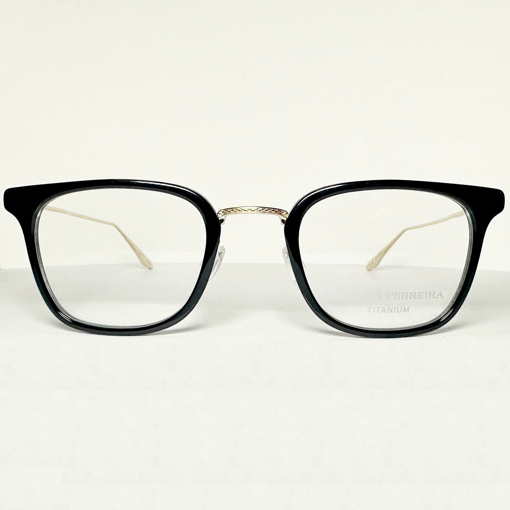 Barton Perreira HEALEY BLA/GOL Men Eyeglasses Frame NEW Authentic