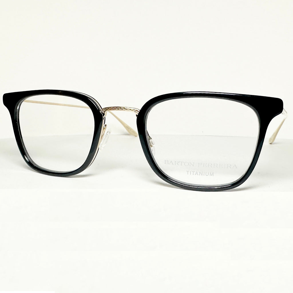 Barton Perreira HEALEY BLA/GOL Men Eyeglasses Frame NEW Authentic