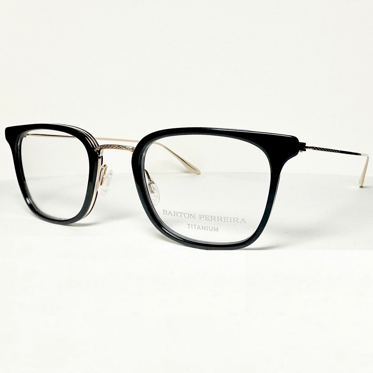Barton Perreira HEALEY BLA/GOL Men Eyeglasses Frame NEW Authentic