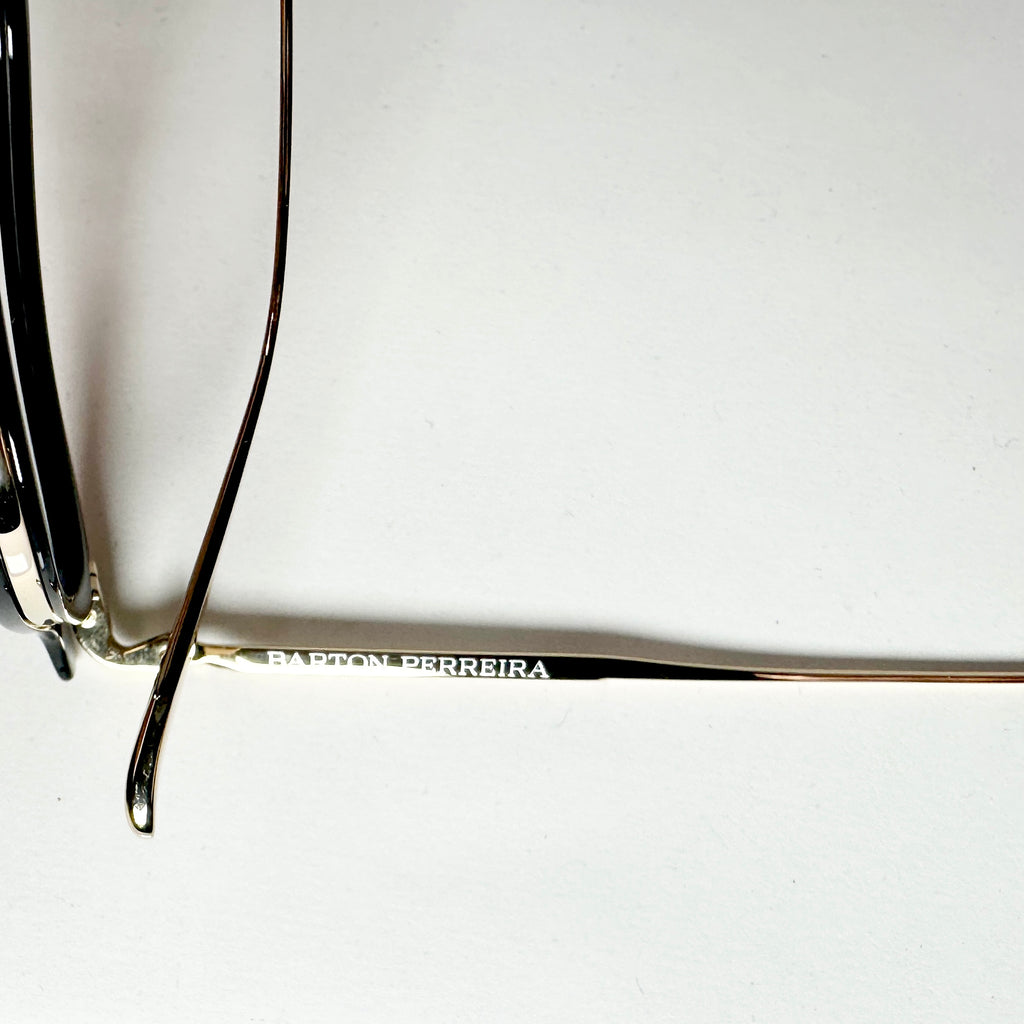 Barton Perreira HEALEY BLA/GOL Men Eyeglasses Frame NEW Authentic