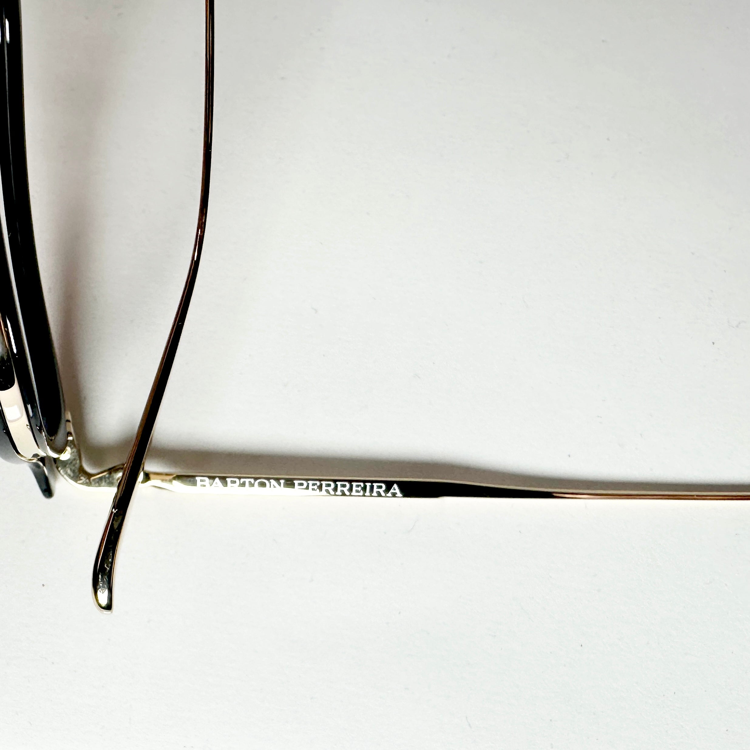 Barton Perreira HEALEY BLA/GOL Men Eyeglasses Frame NEW Authentic
