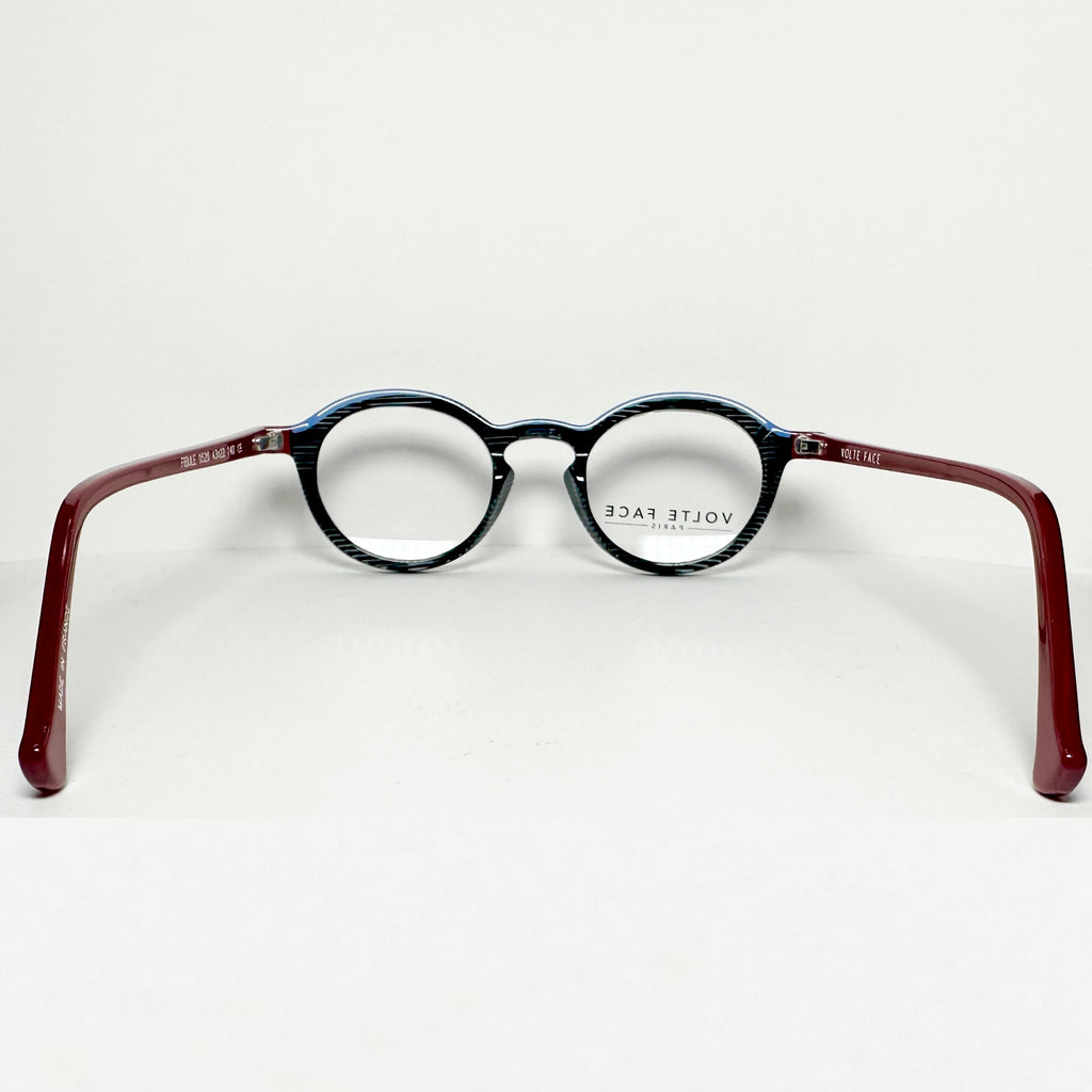 VOLTE FACE FIBULE 0520 Women's Eyeglasses Frames in Grey/Blue - Authentic New