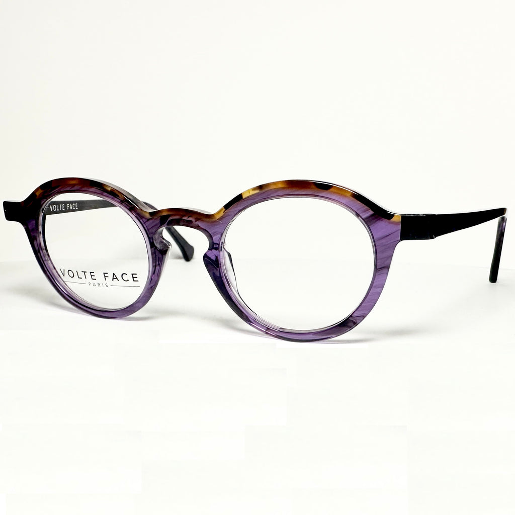 VOLTE FACE FIBULE 7090 Women's Eyeglasses Frames in Purple - Authentic New