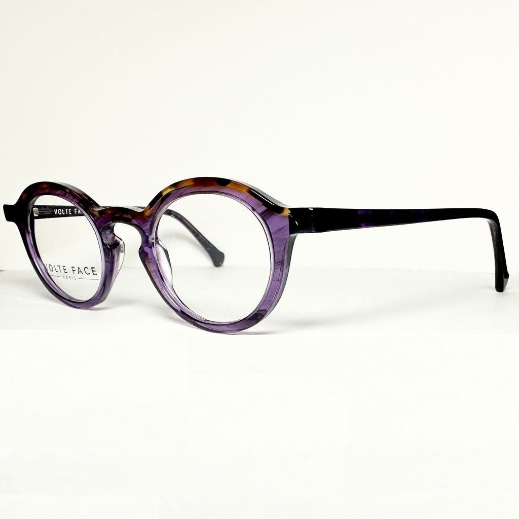 VOLTE FACE FIBULE 7090 Women's Eyeglasses Frames in Purple - Authentic New