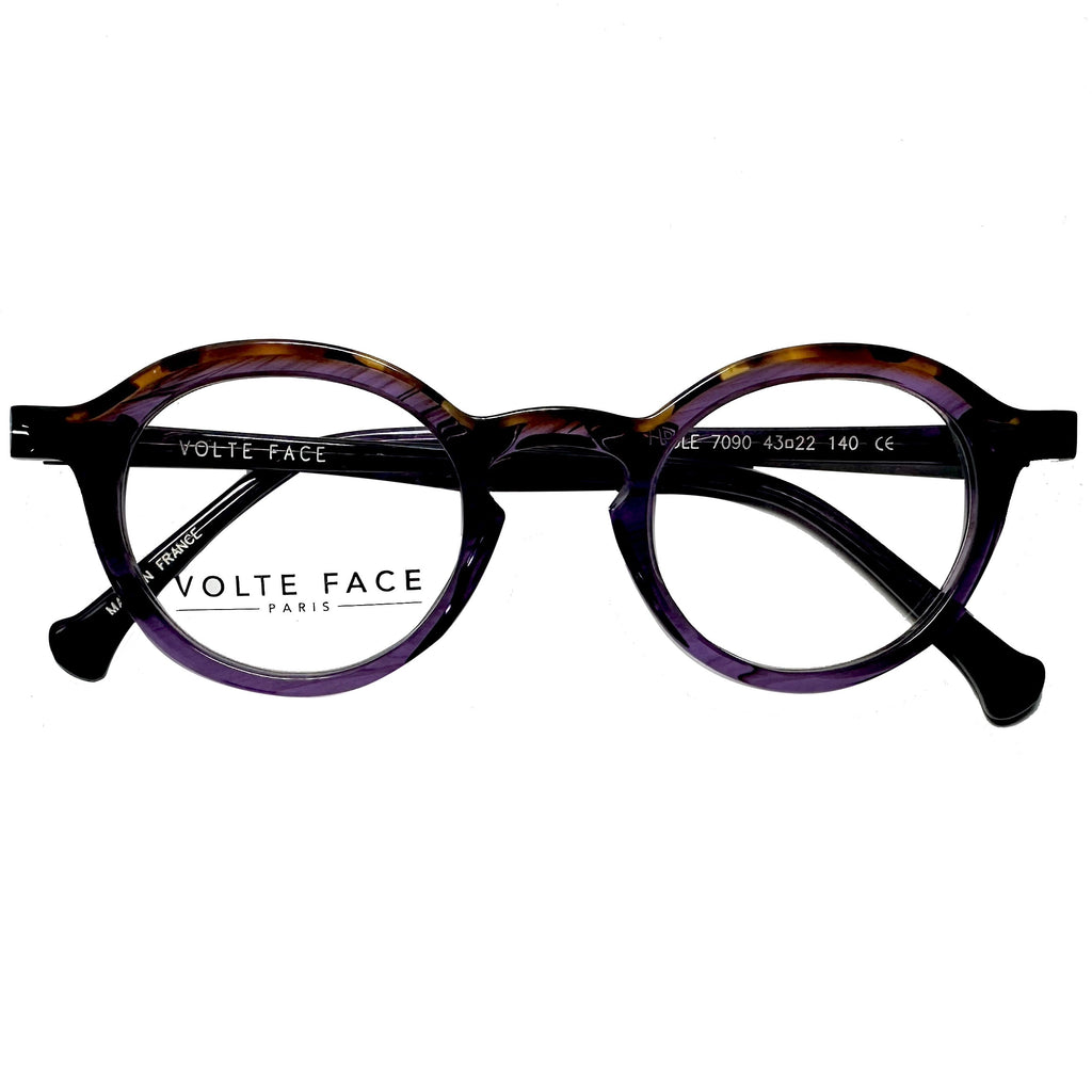VOLTE FACE FIBULE 7090 Women's Eyeglasses Frames in Purple - Authentic New