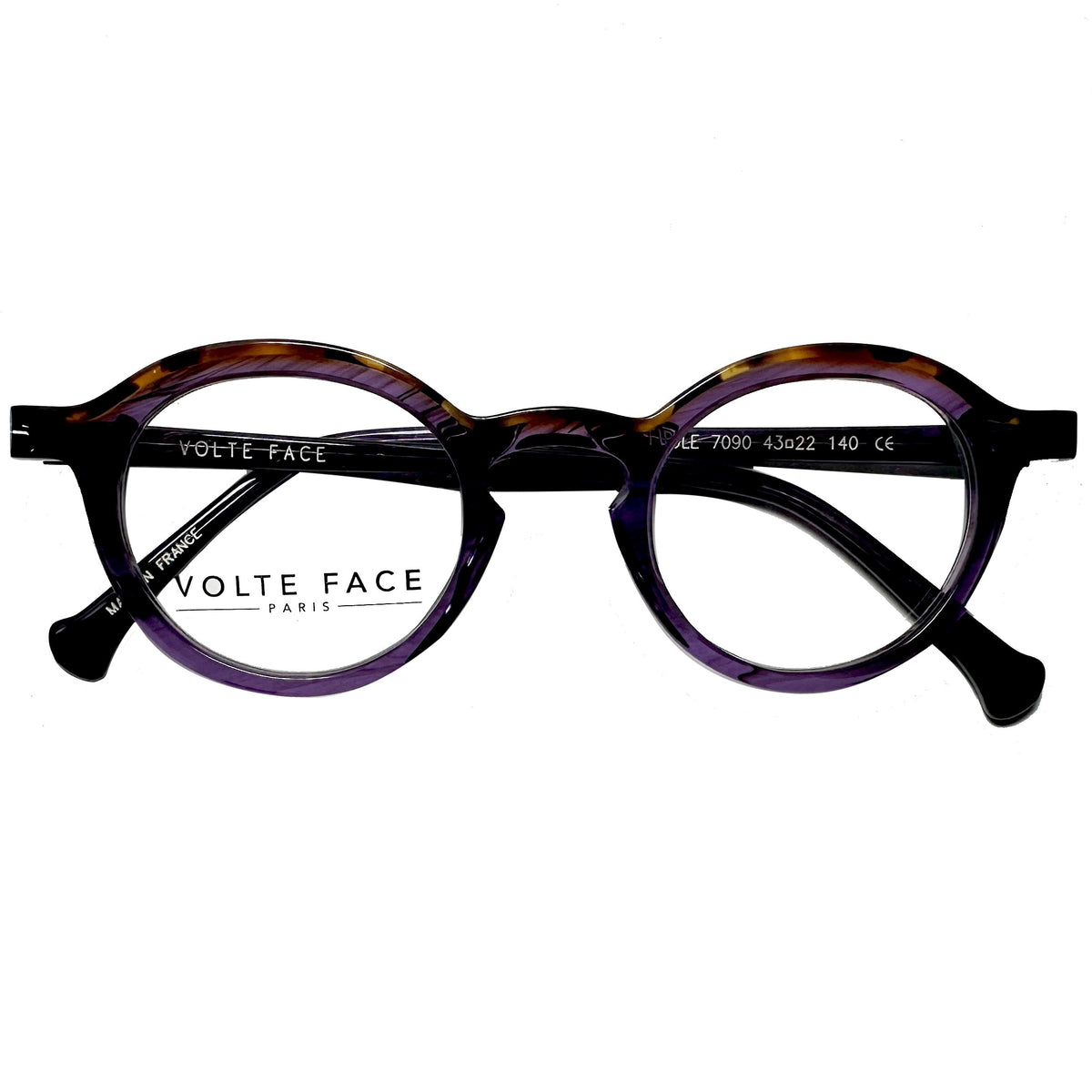 VOLTE FACE FIBULE 7090 Women's Eyeglasses Frames in Purple - Authentic New