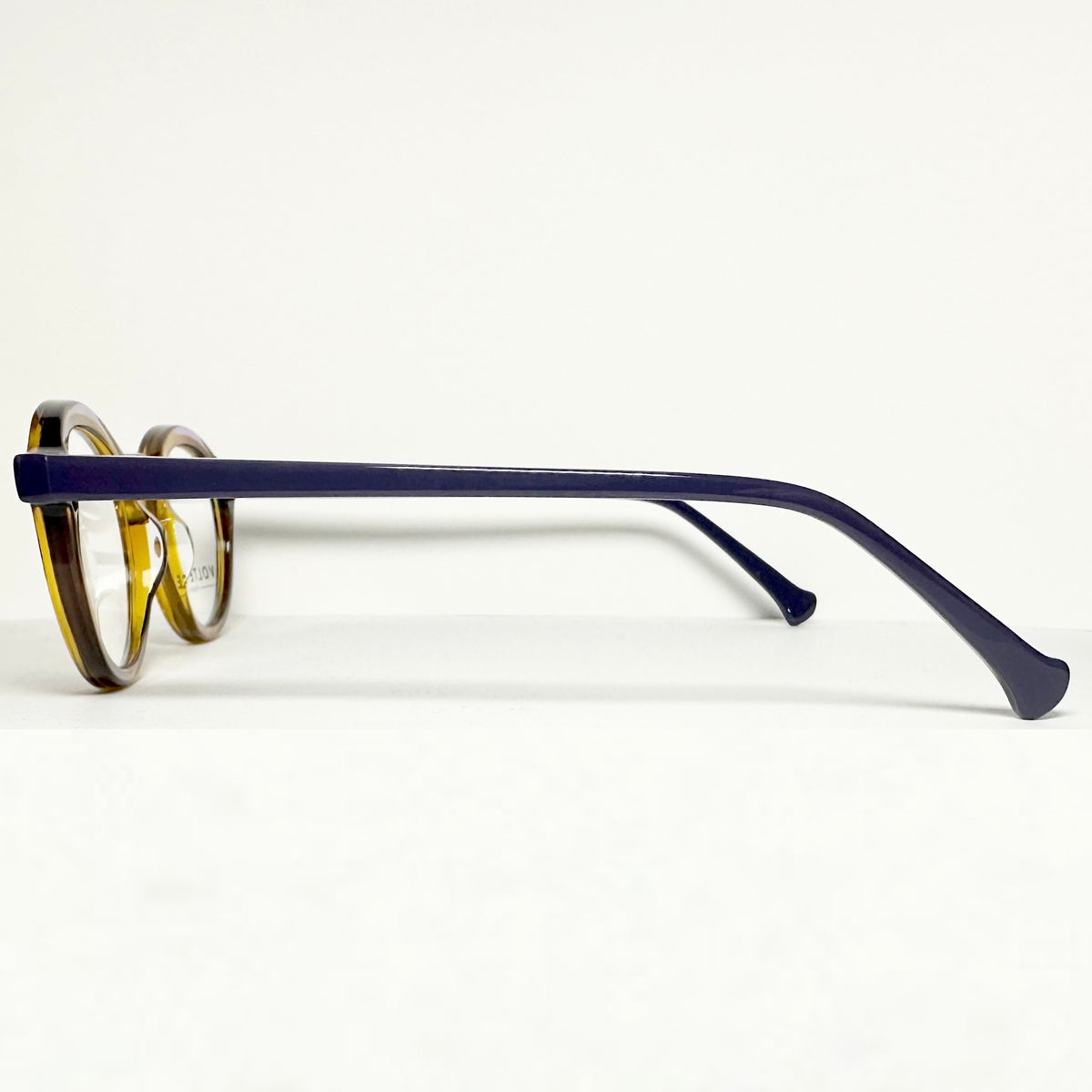 VOLTE FACE FIBULE 9070 Women's Eyeglasses Frames in Brown/Purple - Authentic New