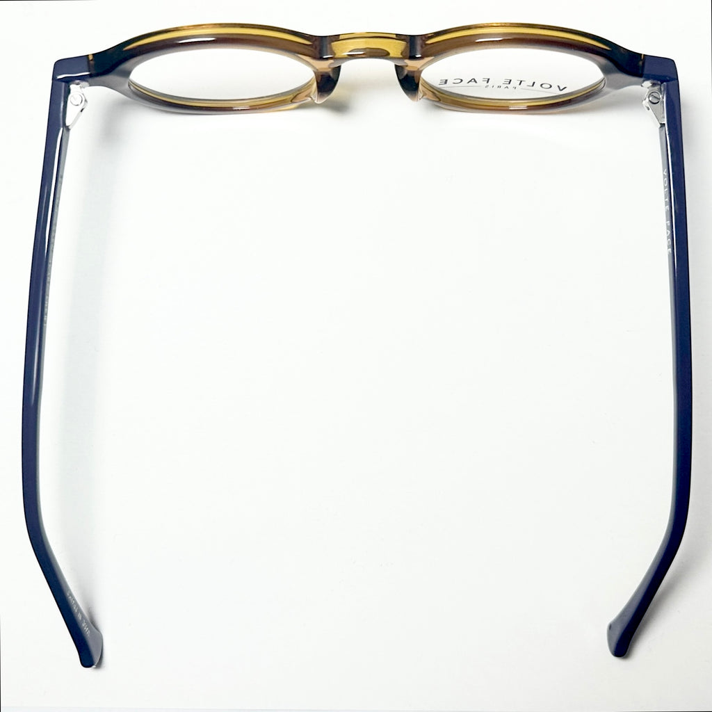 VOLTE FACE FIBULE 9070 Women's Eyeglasses Frames in Brown/Purple - Authentic New