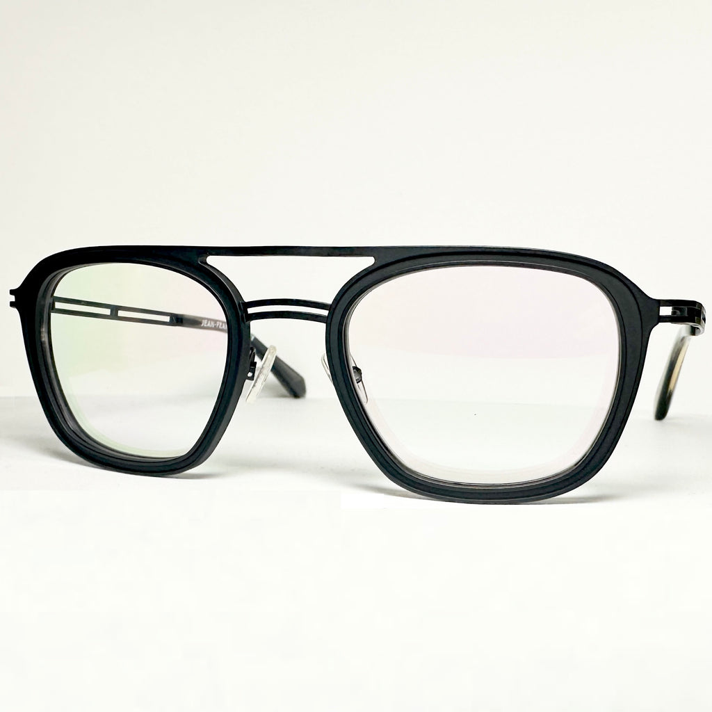 JF Rey JF2753 0005 Men's Eyeglasses Frames in Black/Black Horn - Authentic New