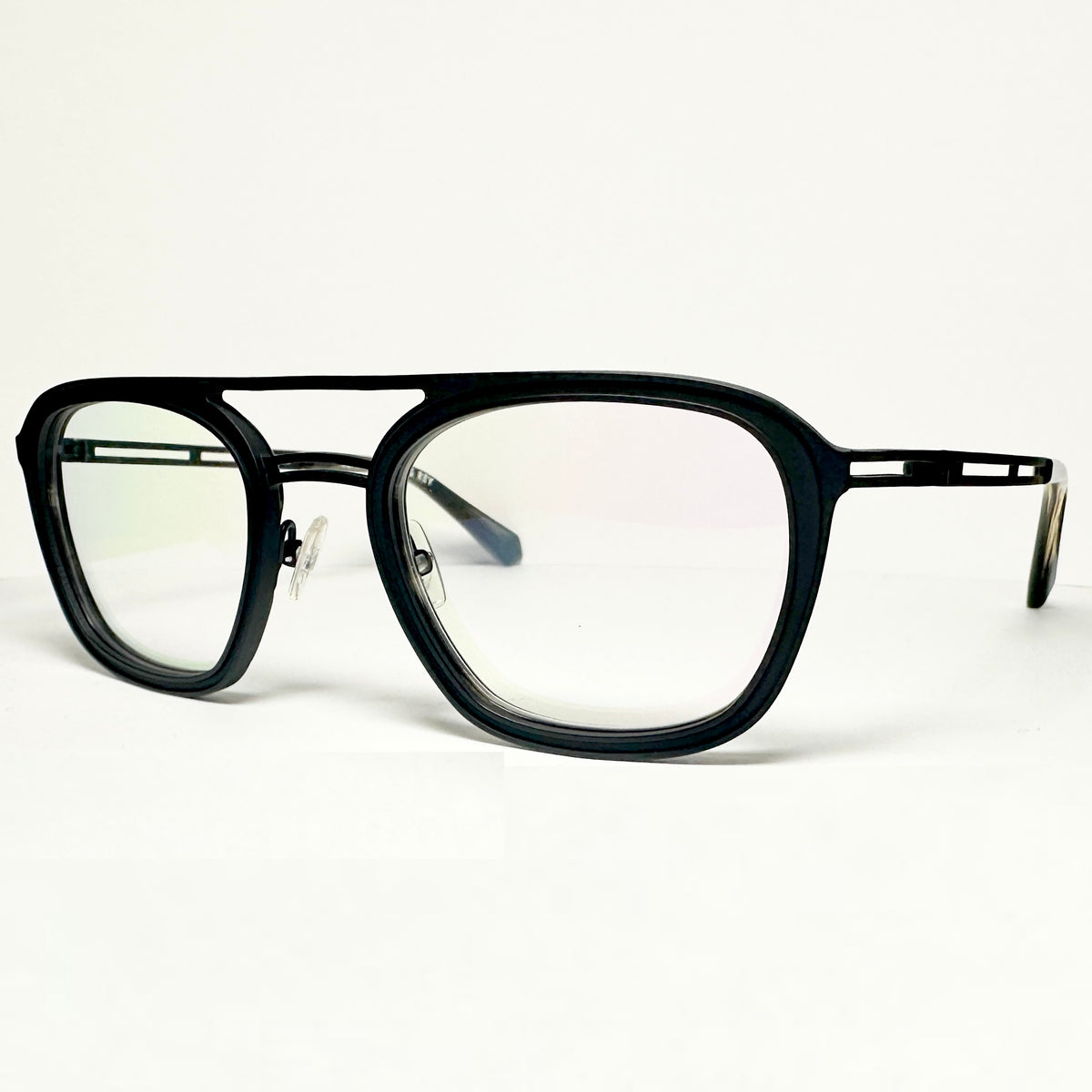 JF Rey JF2753 0005 Men's Eyeglasses Frames in Black/Black Horn - Authentic New