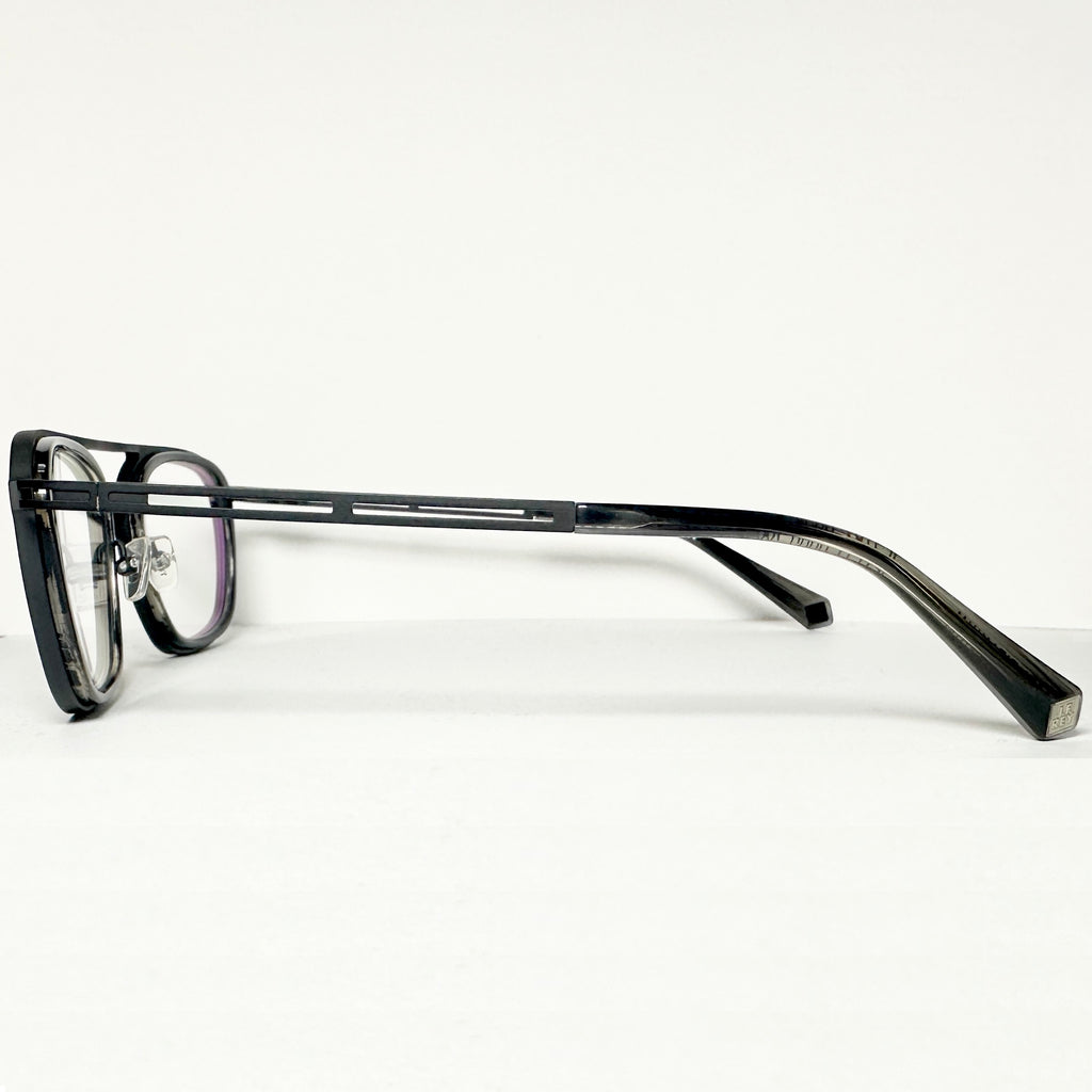 JF Rey JF2753 0005 Men's Eyeglasses Frames in Black/Black Horn - Authentic New