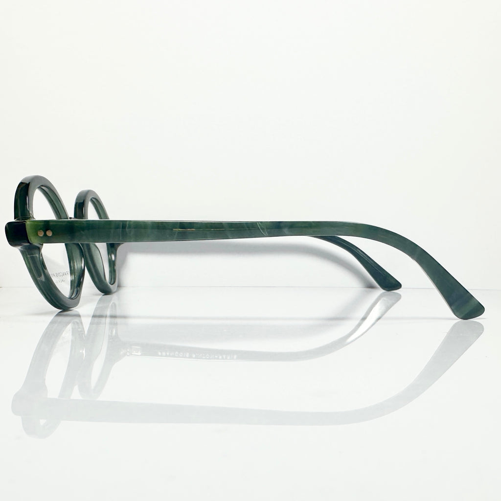 FRANCOIS PINTON CORBU GG Round Eyeglasses Frames in Green -  Authentic New