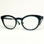 VOLTE FACE FIDJI 2500 Women's Eyeglasses Frames in Turquoise/Gun - Authentic New