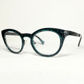 VOLTE FACE FIDJI 2500 Women's Eyeglasses Frames in Turquoise/Gun - Authentic New