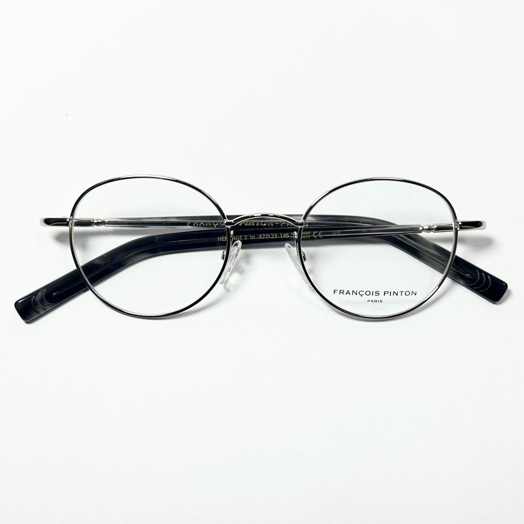 FRANCOIS PINTON HERITAGE3 IN  Eyeglasses Frames in Silver -  Authentic New
