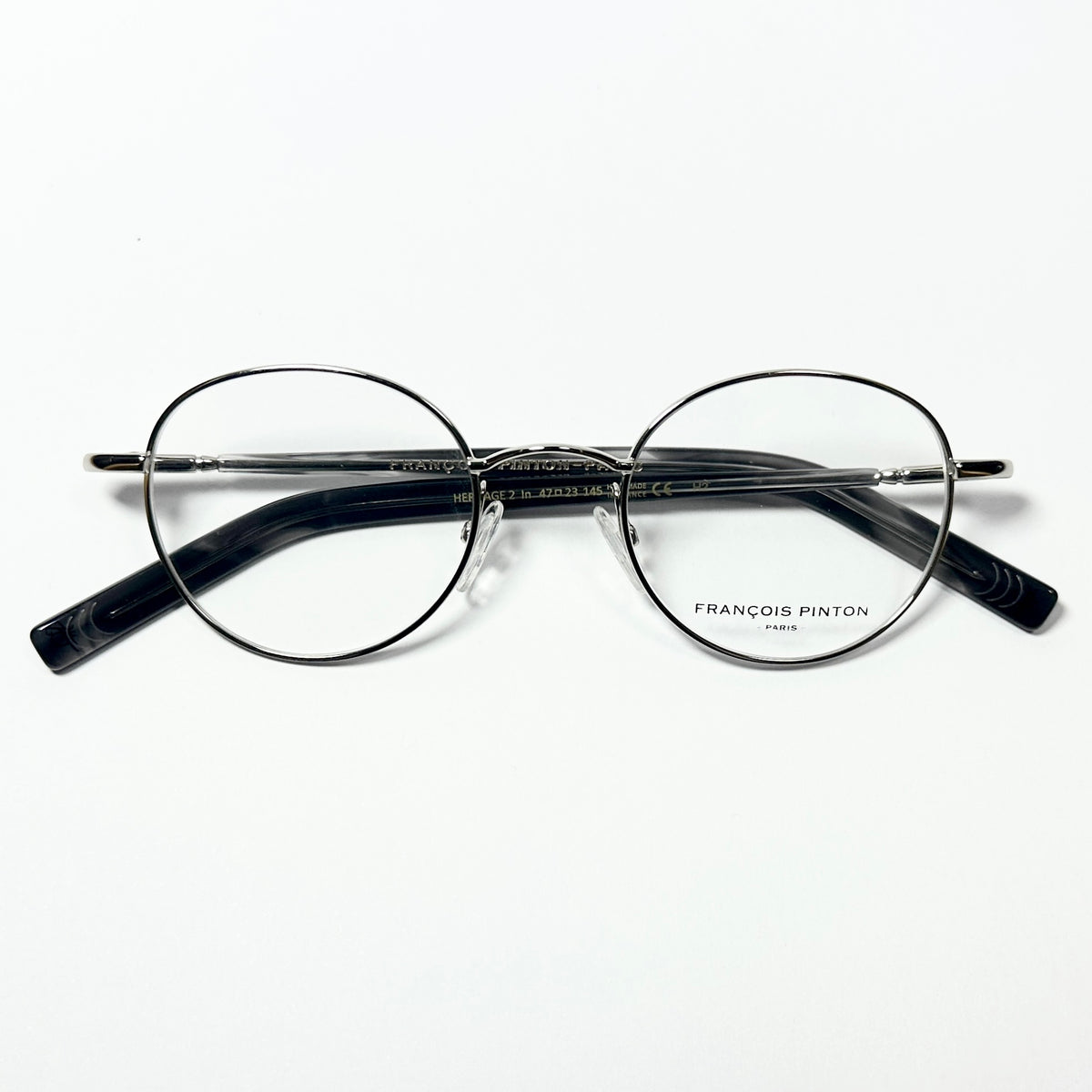 FRANCOIS PINTON HERITAGE3 IN  Eyeglasses Frames in Silver -  Authentic New