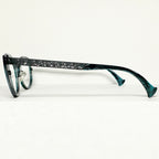 VOLTE FACE FIDJI 2500 Women's Eyeglasses Frames in Turquoise/Gun - Authentic New