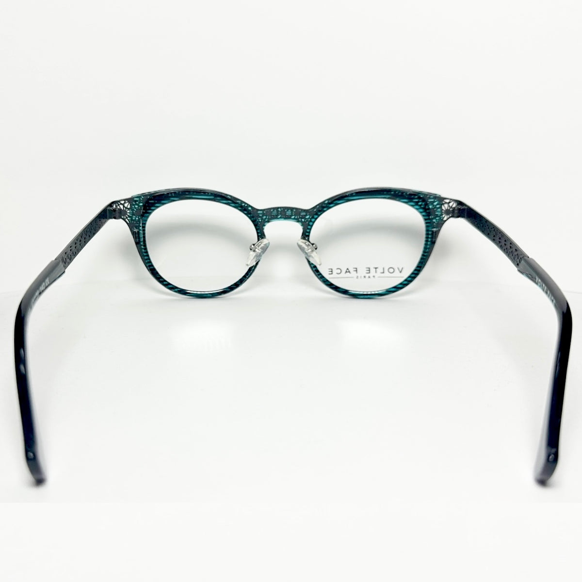 VOLTE FACE FIDJI 2500 Women's Eyeglasses Frames in Turquoise/Gun - Authentic New
